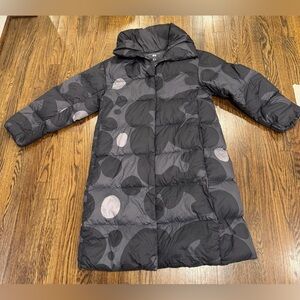 Marimekko Kids Puffer Coat - Black and Gray